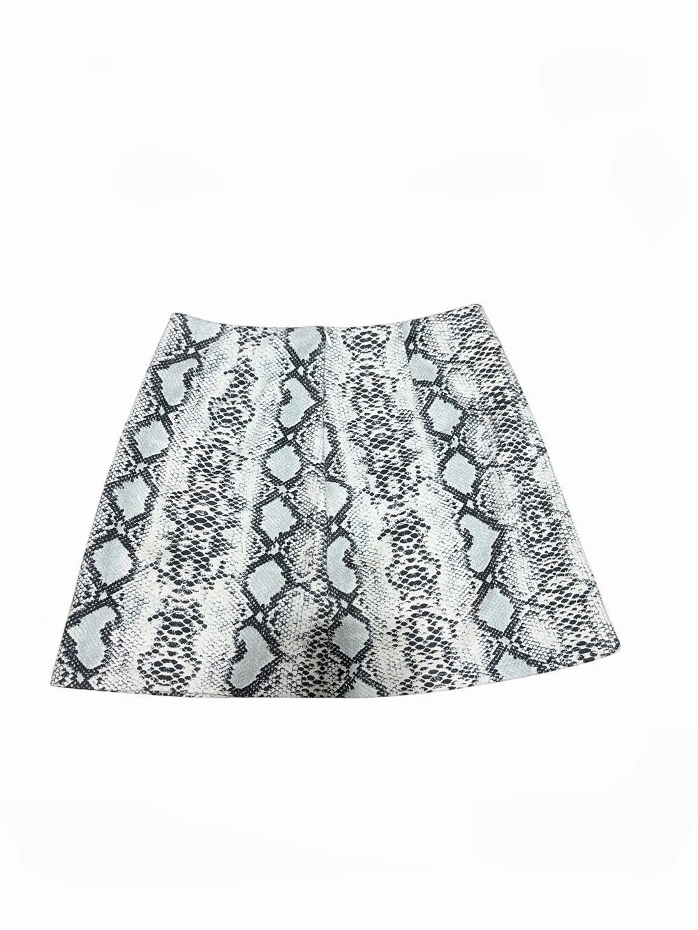 Women's Snake Print Mini Skirt